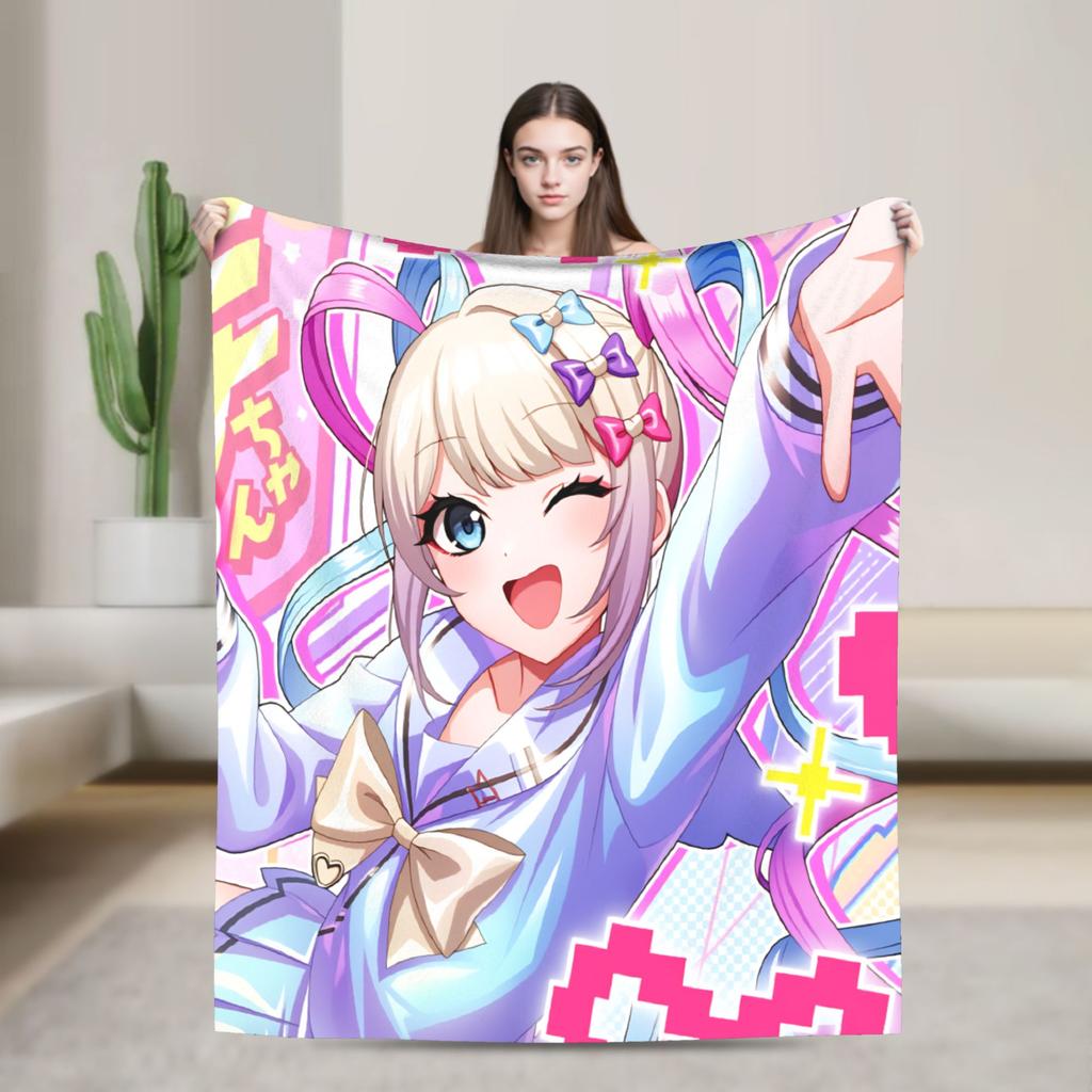 Needy Streamer Overload Kangel Plush Blanket Kids Adult Flannel Throw Blanket For Couch Chair Quality Bedspread Gift