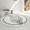 Soft Round Imitation Cashmere Carpets Modern Decoration Living Room Sofas Rugs Simple Home Bedroom Carpet Large Area Lounge Rug