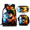 My Hero Academy Backpack Three Piece Set My Hero Academy Shoulder Bag Pencil Case Backpack