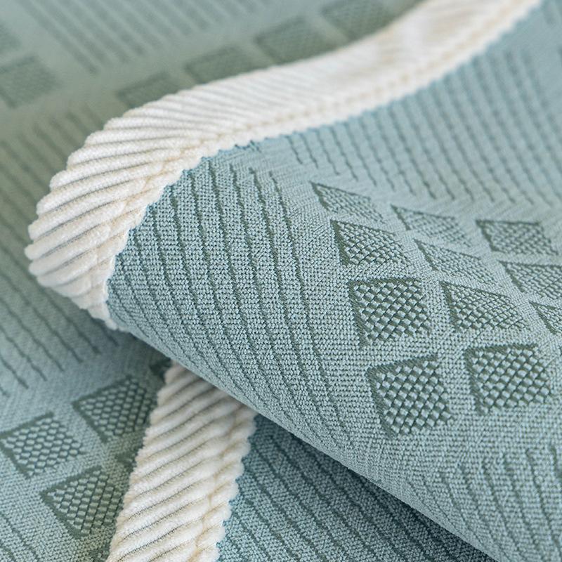 New Sofa Cushion, All-Season Non-Slip Seat Cushion Chenier Armrest Towel, Anti-Cat Scratch Sofa Cover Cover Cloth