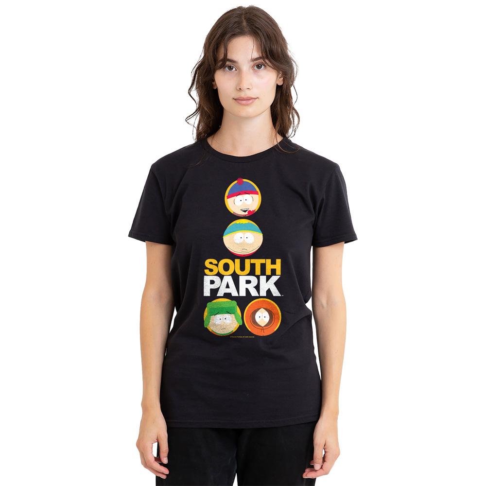 South Park Unisex Adult Solid Circles T-Shirt