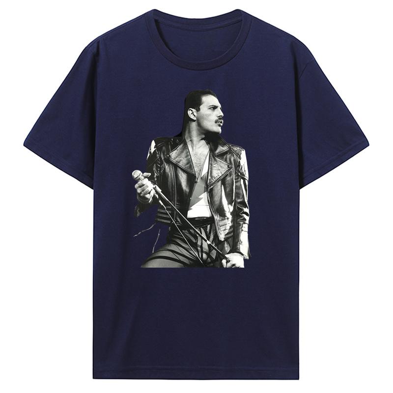 Camisetas para Hombre Algodón Cuello Redondo Camiseta Hip Hop Camisetas Tops Lo Más Nuevo Freddie Mercury Leyenda del Rock Británico camisetas gráficas ropa harajuku