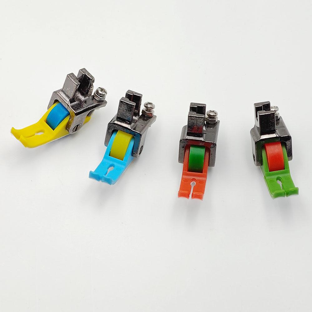 Narrow Roller Presser Foot For Universal Industrial Single Needle Lockstitch Sewing Machine Accessories Wheel Replaceable