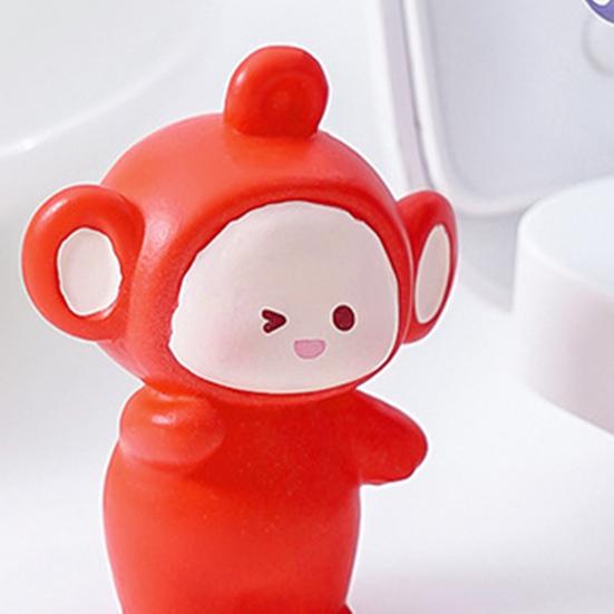 4 Pcs Mini Resin Doll Figurine Cartoon Doll Miniature Figures Tiny