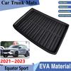 Car Trunk Mats For Ford Equator Sport Accessories Car Easy Clean Trunk Mats Trunk Rear Anti-dirty Pad Accessories