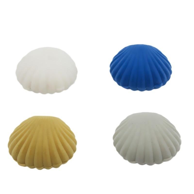 1 Piece Lovely Shell Shape Velvet Jewelry Box Wedding Engagement Ring Box for Earrings Necklace Bracelet Display Gift Box Holder