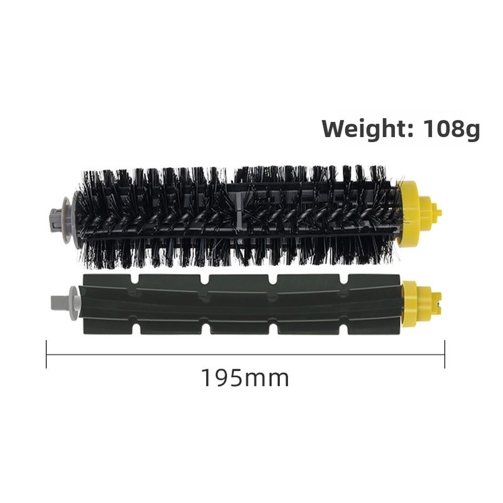 Replacement Roller Brush Set for Robot Vacuum Cleaner 6 7 Series Models 630 650 760 770 780 Quick and Simple Fit