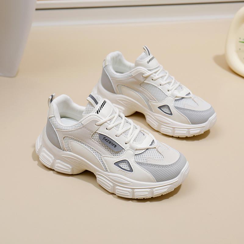 

INS в корейском стиле, новая обувь для папы, женские весенние студенческие универсальные дышащие кроссовки, повседневная обувь-лифт 6862 35