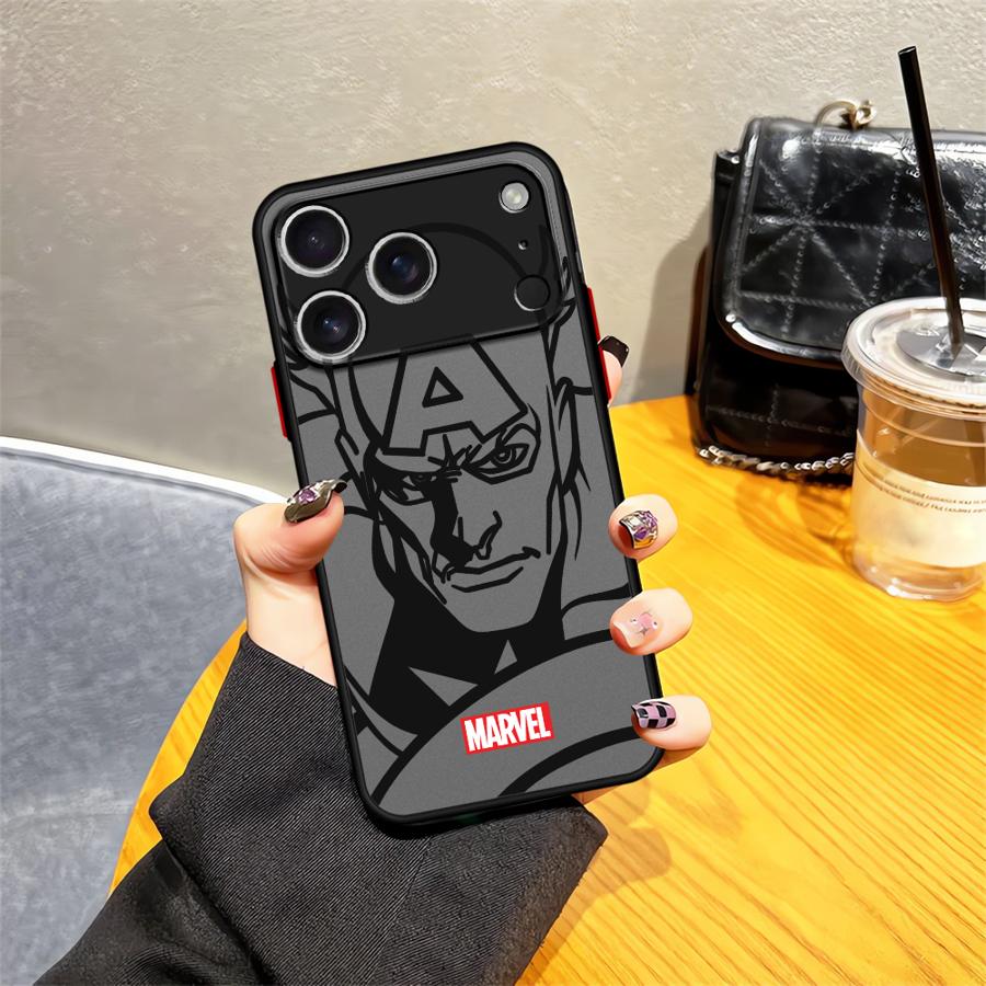

Задняя крышка-чехол для телефона для iPhone 17 Pro Max 17e 7 8 SE 16 Plus 15 11 12 Air XS XR 14 13 Mini Marvel Spider Железный Человек iPhone 13