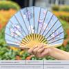 Ancient-Style Shell Fan, Chinese Folding Fan, Portable and Compact for Summer, Hanfu Sword Fan, Special Fan for Photography and Dance