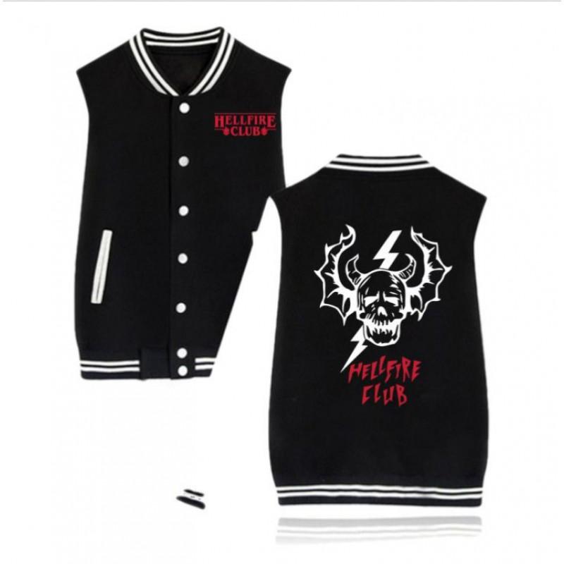 Womens Casual Baseball Jacket Long Sleeve Loose Fit Stand Collar Regular Thickness Trendy Streetwear Students