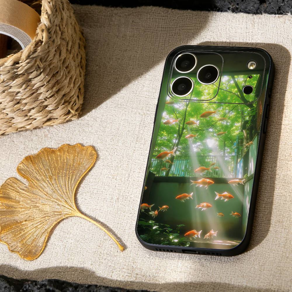 Fresh Natural Green Scenery Phone Case Silicone Soft For IPhone 17 16 15 14 13 12 11 X XR Plus Pro Max Plus