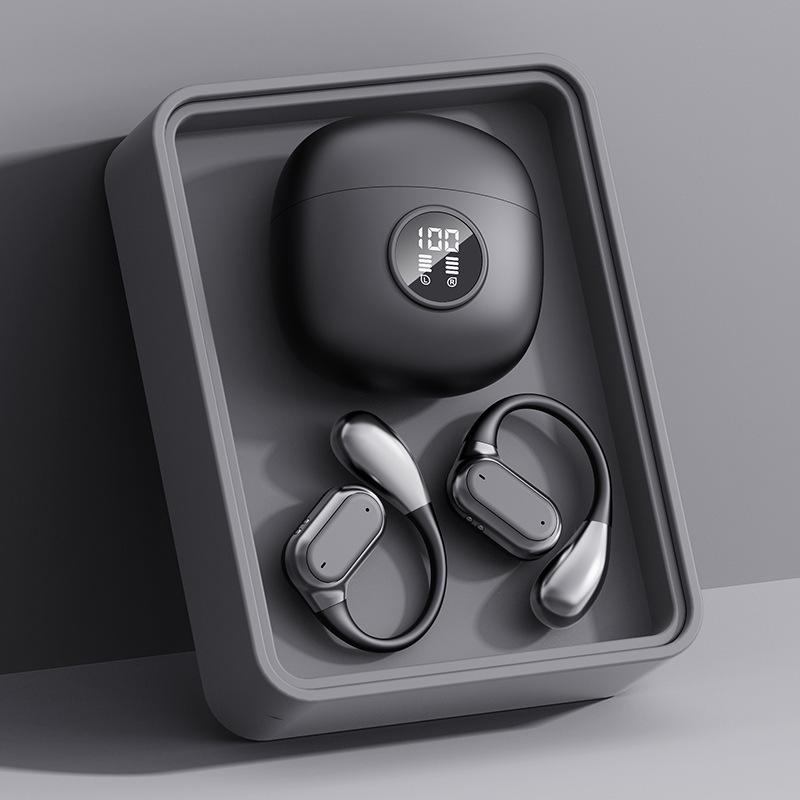 "Huaqiangbei New OWS Bluetooth Bone Conduction In-Earless Sports High-Fidelity Ultra-Long Battery Life Headphones".