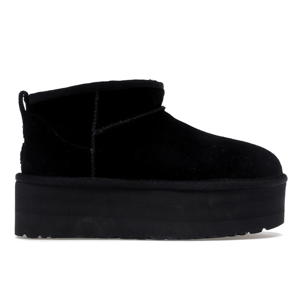 UGG  Classic Ultra Mini Platform Boot Black Women Sneakers 1135092-BLK