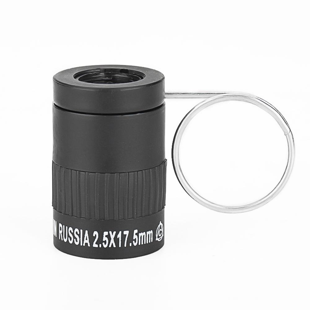 2.5X17.5MM HD Eye Protection Mini Telescope Single-Tube Telescope With Finger Buckle