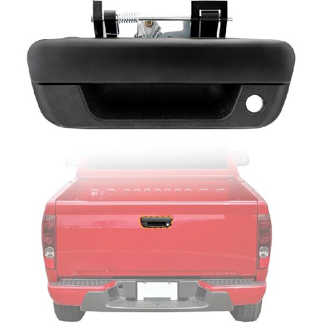 Heckklappengriff, Kompatibel mit 2004-2012 Chevy Colorado & GMC Canyon & Isuzu I-280 / I-290 / I-350 / I-370, Außen Hinten m. Schlüsselloch |