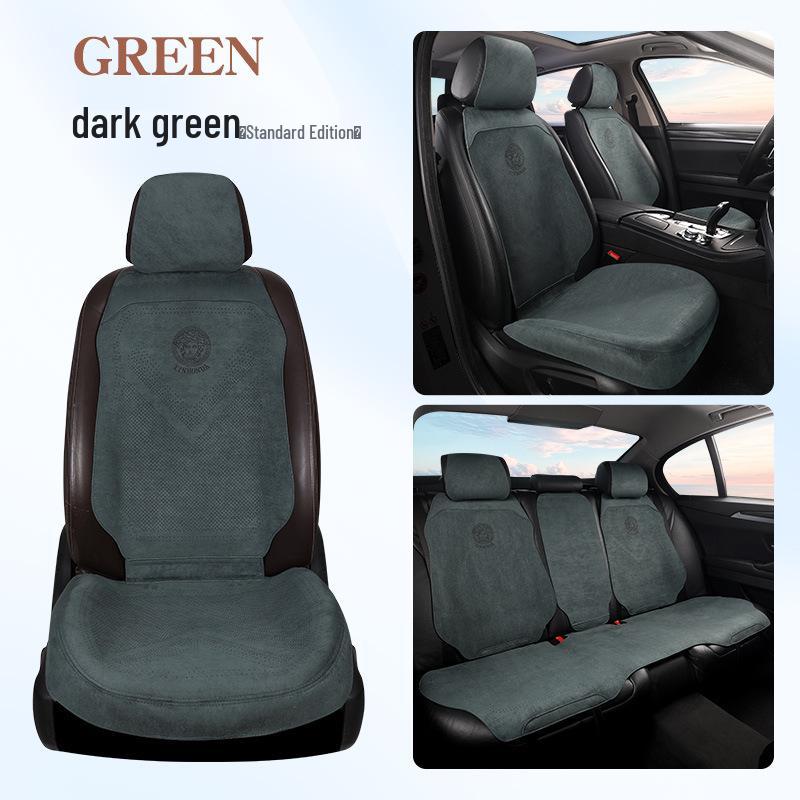 Universal Four-Season Breathable Suede Seat Cushion for New Energy Vehicles