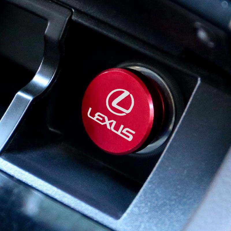 Universal ABS Billet Aluminum Alloy Car Cigarette Lighter Cover Dustproof Cap Plug Protection Interior Accessories