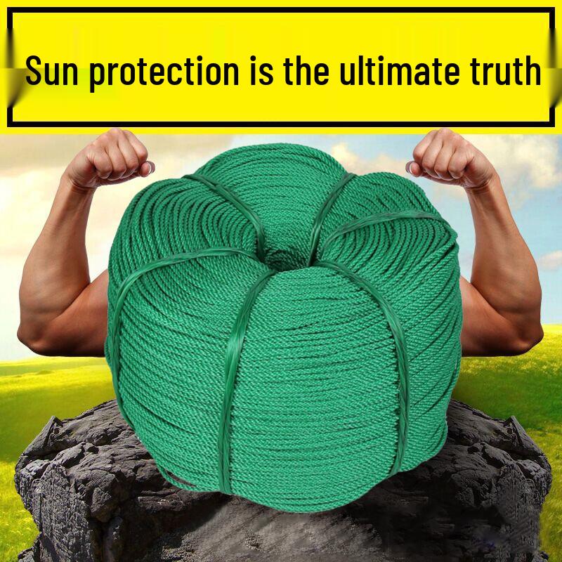 Durable Green Polyethylene Multipurpose Rope