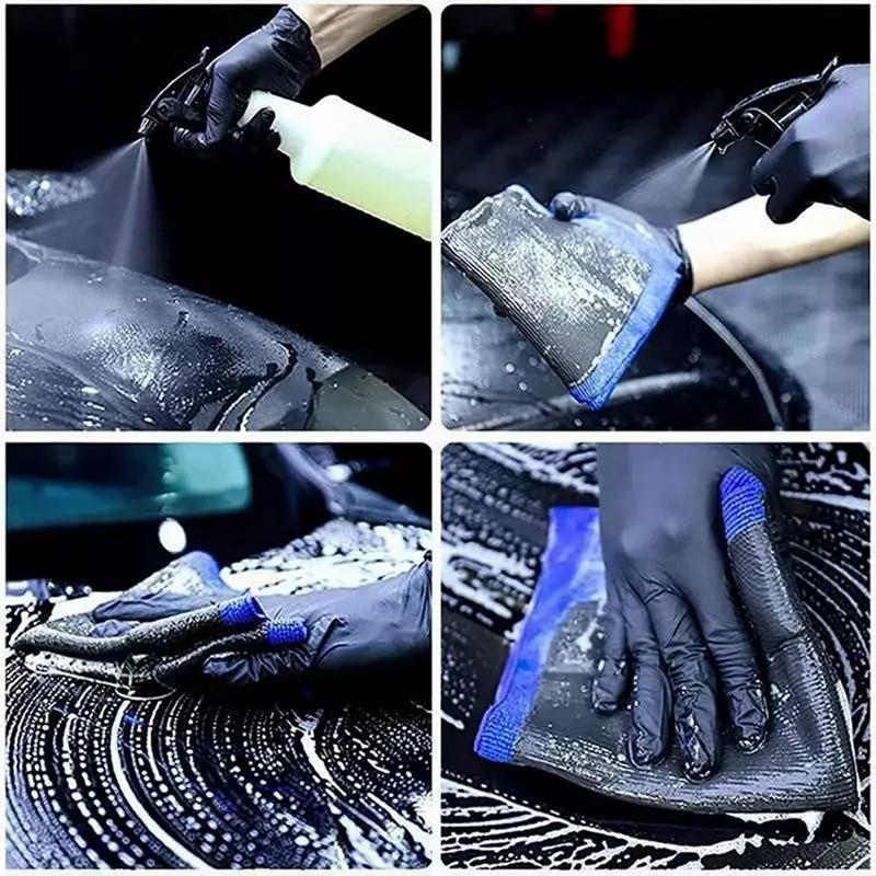 SEAMETAL Car Cleaning Towel Magic Clay Cloth For Car Detailing With Blue Clay Bar Towel Washing Tool Accessories Removing Dirt Dust