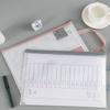 Zipper A4  Storage Bag Mesh Stationery New File Folders  Office