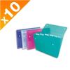 Trieur - ACCO - Lot De 10 - 6 Compartiments - Couleurs Assorties