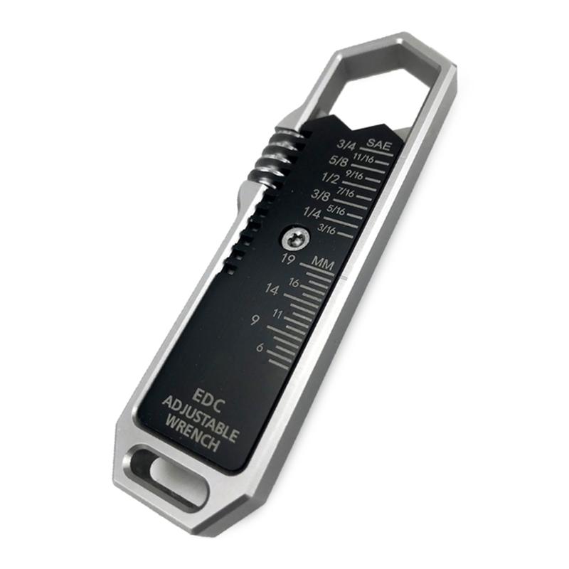 

Adjustable Wrench 6-19mm Portable Hex Key Intuitive Creative Universal Handle Spanner Tools for Outdoors Camping 1