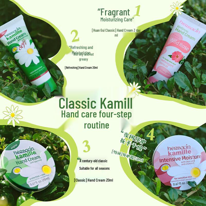 Herbacin German Chamomile Hand Cream Relaxing Moment Gift Set