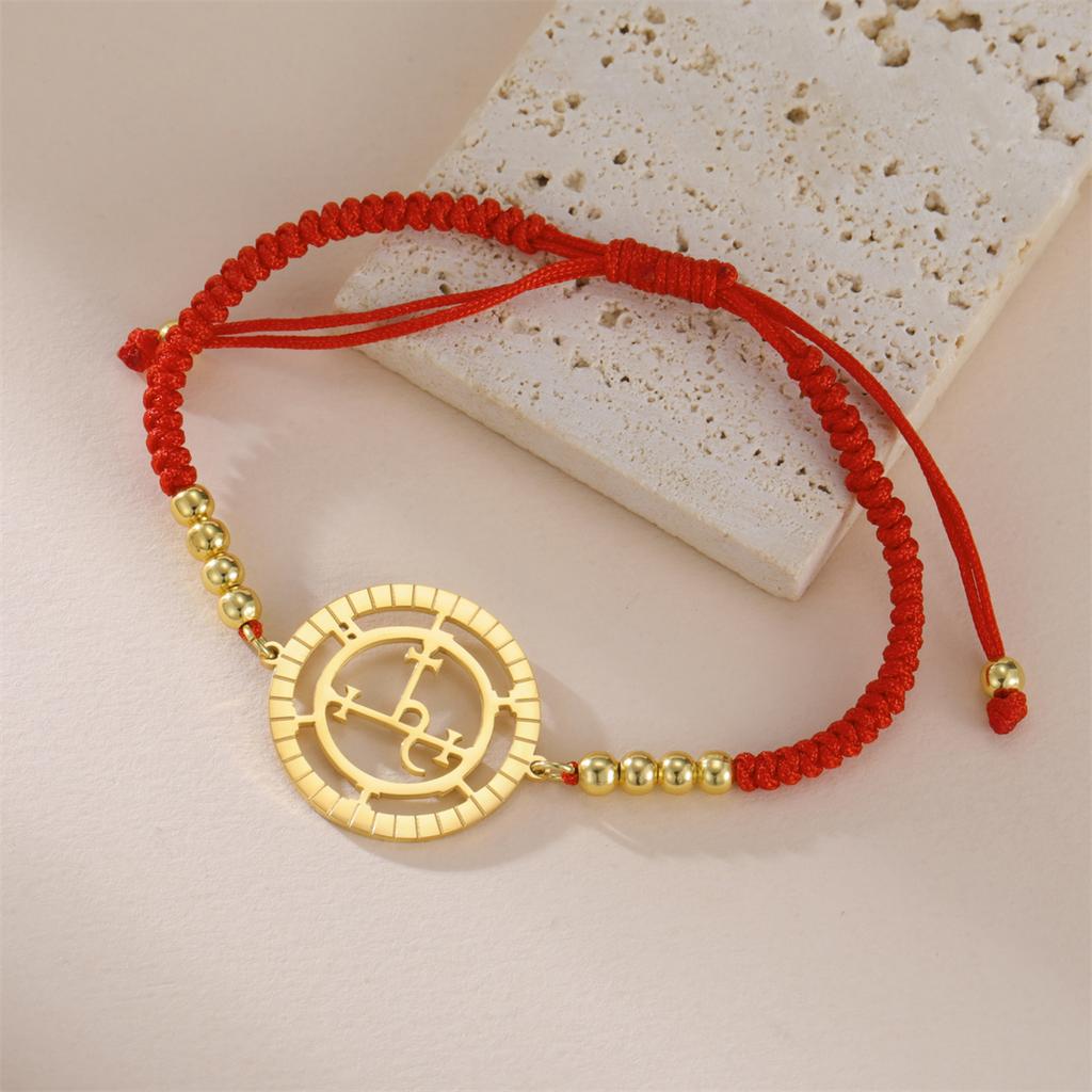 Goddess Sigil of Lilith Bracelet Stainless Steel Judaism Mythical Lilith Bracelets Women Men Solomon Amulet Jewelry Gift