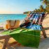 Haaland Personalized Name Beach Towel Super Soft Microfiber Quickdry Fabric Suitable for Sports Travel Swimming Yoga Bathroom Beach And Pool