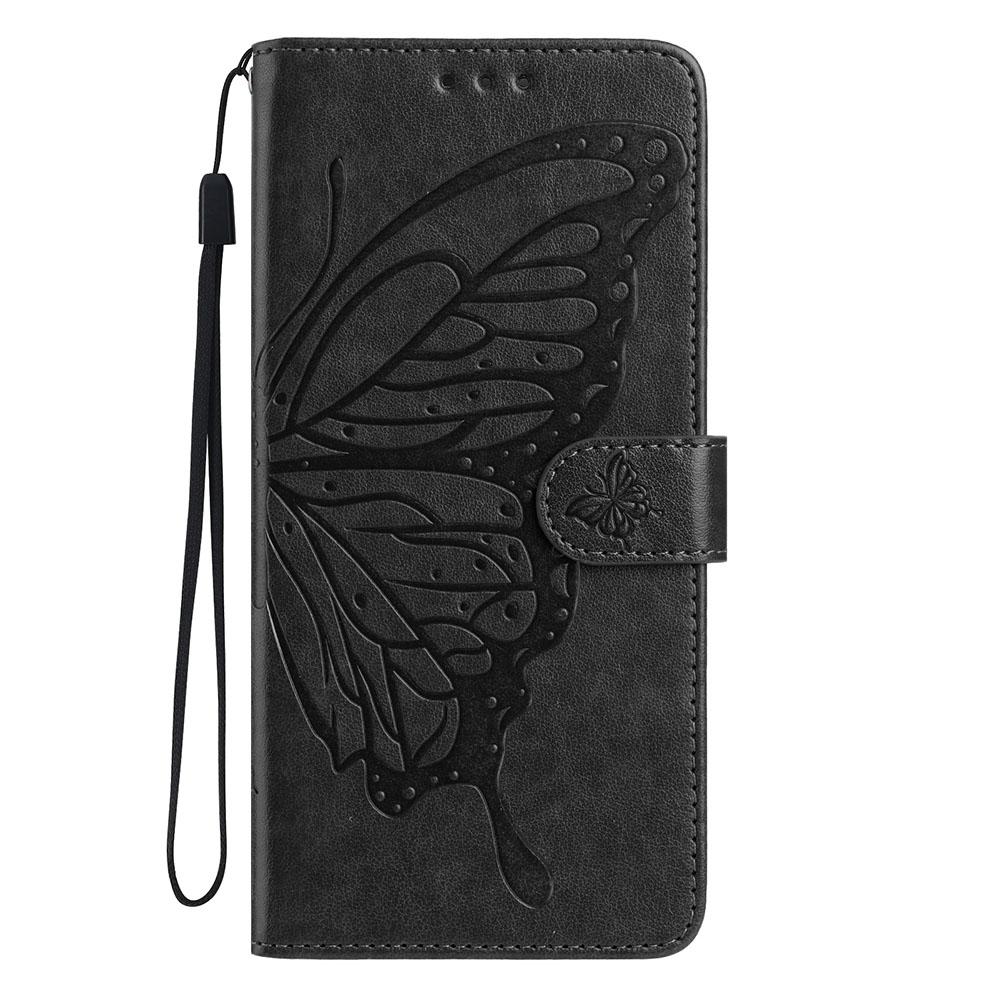 Butterfly Flower Leather Phone Wallet Case Book For Moto G Play Edge G 5G G10 G20 G22 G30 G32 G40 G60 G62 G71S G73 G82 G86 Cover