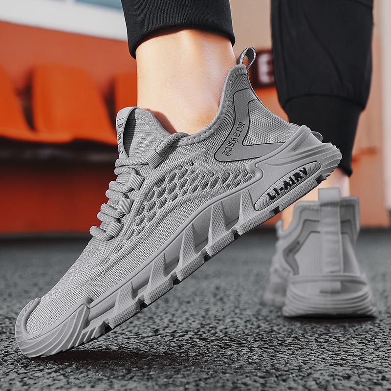 Herren Neue Lässige Sneaker Atmungsaktives Mesh-Obermaterial Leichtes Design Günstiger Preis Stilvolle Outdoor-Laufschuhe und Trendig