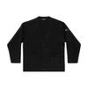 FW23 Knitted Fabric Cardigan, Loose Fit Women's Black 771671T16751000
