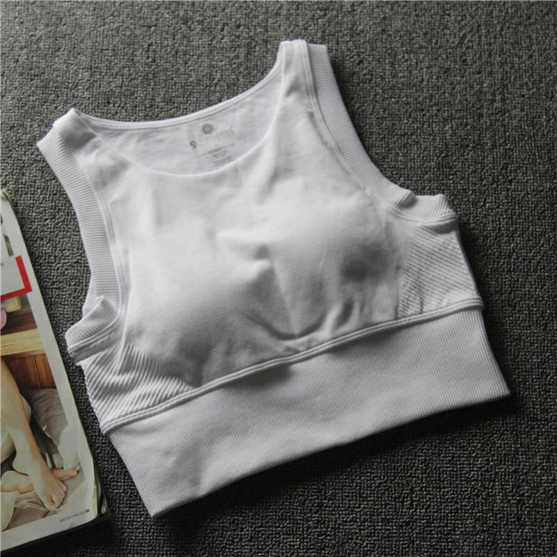 

Good Product Gym Training Vest-Style Sports Bra S белый