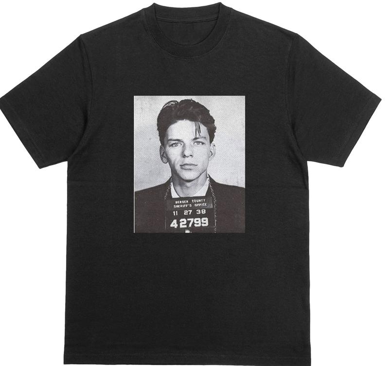 FRANK SINATRA MUGSHOT Unisex T-Shirt | 1950s Singer Icon Tee | Musical Legend Top