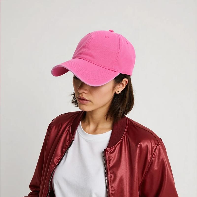 1 Stück gewaschene Baumwolle Sommer Baseballkappe Sport Herren/Damen Verstellbare Sonnenhüte Erwachsene Einfarbig