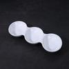 Flavor Dish Reusable French Fries Dipping Plate Multi Grid Flavor Dish Separated Hot Pot Seasoning Tray for Restaurant Kitchen