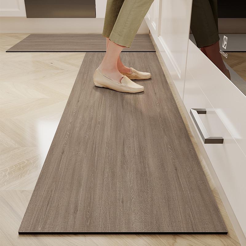 Kitchen Floor Mat Waterproof Non-slip Carpet Pvc Leather Foot Mats Long Home Decoration Rug Alfombra Cocina