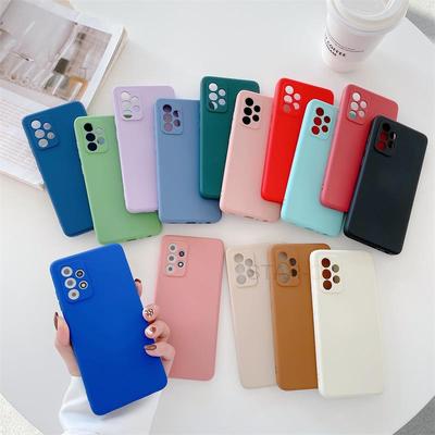 Flüssigsilikon Hülle Für Samsung Galaxy A32 A52 A72 4g 5g  A 32 52 72 A51 A71 A53 A13 A50 A31 A21s Rückseite