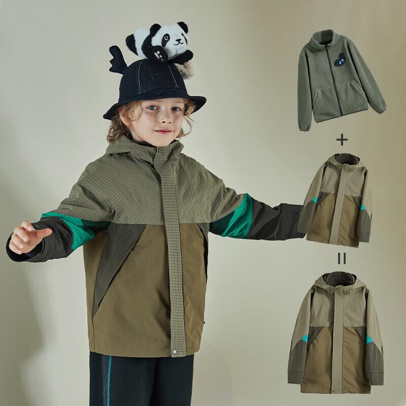 Kids 3-in-1 Hooded Winter Jacket 120 cm