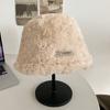 White Korean Style Bucket Hat For Women Warm And Lambswool Cozy