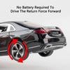 1:24 300SL S400L Car Model Toy Sound Light Pull Back Doors Opened Alloy Diecast Vehicles Models Ornaments Gifts for Kids