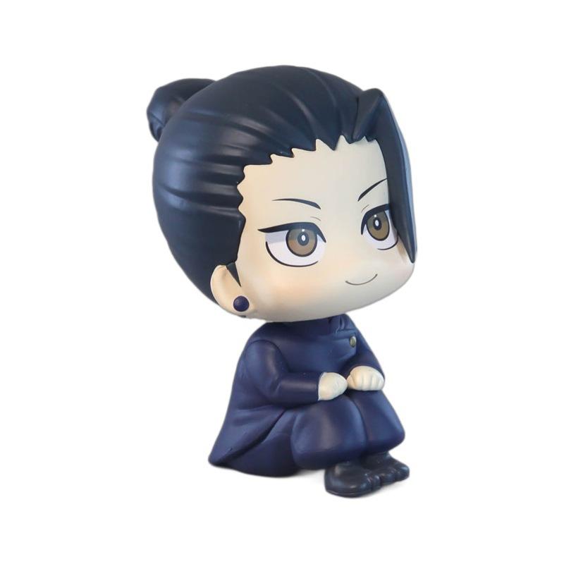

10cm Jujutsu Kaisen Mini Figures Satoru Gojo Figure Action Geto Suguru Figurine Q Version Anime Model PVC Collection Beautiful Toys Statue