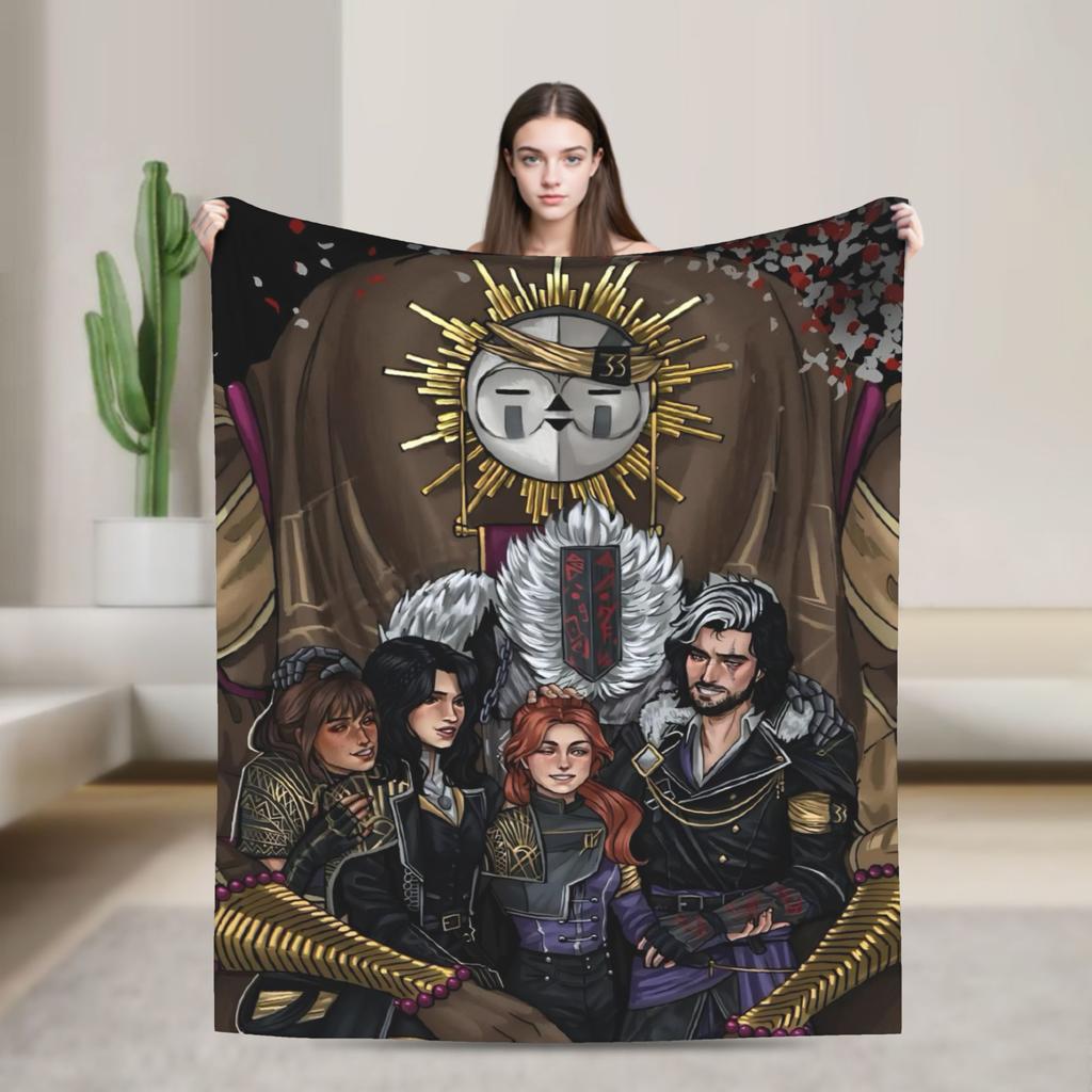 Esquie Clair Obscur Expedition 33 Game Blanket Plush Awesome Breathable Throw Blanket for Bed Sofa All Season