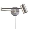 Articulated Wall Light 'lisa' - 40w - Ip20 E27 G45 Socket - Color:chromium