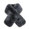Ladies Imitation Fox Hair Scarf Double-sided Autumn and Winter Thickened Warm Imitation Fur Scarf Simple Temperament