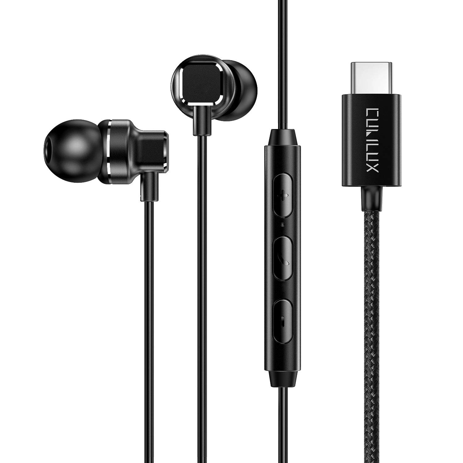 

Cubilux Earphone with 192 USB Wired Headphones with Compatible with iPhone Pro iPad Pro iPad Air Samsung Ultra Tab Pixel Pro Type-C Built-in Hi-Res