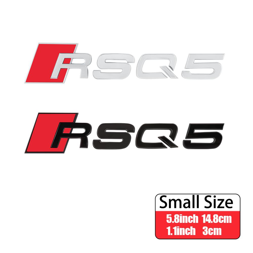 Nuovo Emblema 3D in ABS Adesivo Decorazione Lettere Decalcomanie per Bagagliaio Posteriore Carrozzeria Auto Per T SQ3 SQ5 SQ7 RSQ3 RSQ5 RSQ7 Accessori Auto