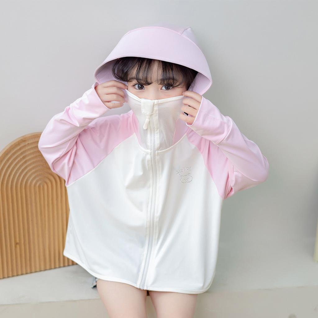 Kids UPF50+ Sun Protection Jacket UV Protection Lightweight Breathable Summer Loose Fit Sun Hoodie for Toddlers and Children