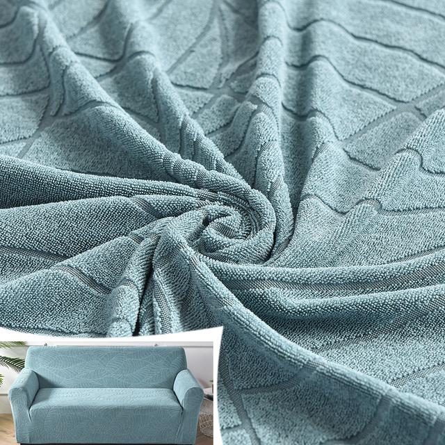 Non -Waterproof Sofa Covers Jacquard Thick Stretch Sofa Cover For Living Room Elastic Slipcover Couch Covers Furniture Protector